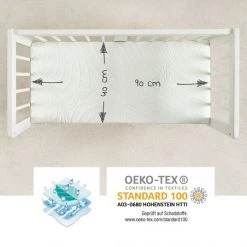 Alvi 3-tlg. Matratzen-Set für Beistellbett & Wiege 40 x 90 cm - Weiß & Silbergrau -Wohnen & Schlafen Verkäufe alvi 3 tlg matratzen set fur beistellbett wiege 40 x 90 cm weiss silbergrau set 274 d4