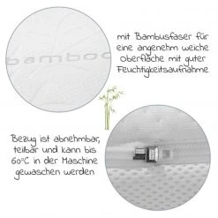 Alvi 4-tlg. Matratzen-Set für Kinderbetten 70 x 140 cm / Babymatratze Bamboo + Betteinlage + 2 Spannbetttücher -Wohnen & Schlafen Verkäufe alvi 4 tlg matratzen set fur kinderbetten 70 x 140 cm babymatratze bamboo betteinlage 2 spannbetttucher set 295 d3