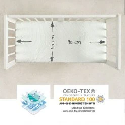 Alvi 7-tlg. Komplett-Set für Beistellbett & Wiege 90x40 cm / Matratze + Spannbetttücher + Steppbett-Set + Bettwäsche - Bär Bruno - Weiß -Wohnen & Schlafen Verkäufe alvi 7 tlg komplett set fur beistellbett wiege 90x40 cm matratze spannbetttucher steppbett set bettwasche bar bruno weiss set 590 d4