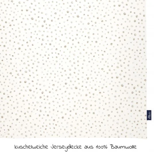 Alvi Babydecke Jersey 75 x 100 cm - Aqua Dot 2 Alvi Babydecke Jersey 75 x 100 cm - Aqua Dot – Bild 2