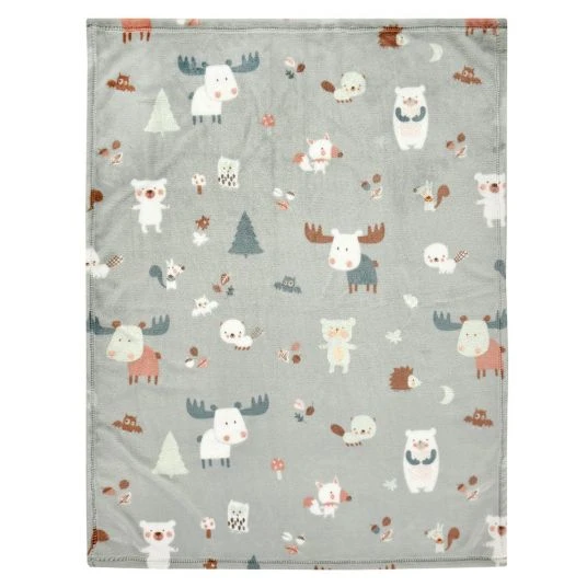 Alvi Babydecke Mikrofaser 75 x 100 cm - Baby Forest 1 Alvi Babydecke Mikrofaser 75 x 100 cm - Baby Forest
