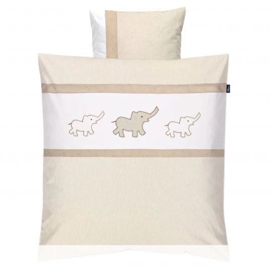 Alvi Bettwäsche Organic Cotton 80 x 80 cm - Olifant 1 Alvi Bettwäsche Organic Cotton 80 x 80 cm - Olifant
