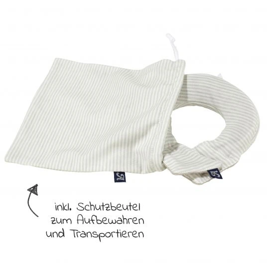 Alvi Kopfstütze / Babykissen gegen Kopfverformung ALVIbino inkl. Aufbewahrungstasche - Smokey Stripe 5 Alvi Kopfstütze / Babykissen gegen Kopfverformung ALVIbino inkl. Aufbewahrungstasche - Smokey Stripe – Bild 5