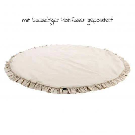 Alvi Krabbeldecke Rund - Organic Cotton 100 cm - Volant 2 Alvi Krabbeldecke Rund - Organic Cotton 100 cm - Volant – Bild 2