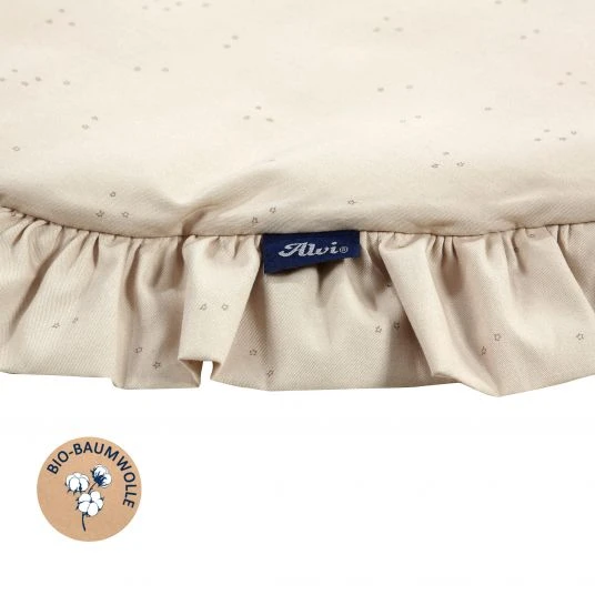 Alvi Krabbeldecke Rund - Organic Cotton 100 cm - Volant 3 Alvi Krabbeldecke Rund - Organic Cotton 100 cm - Volant – Bild 3