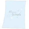 Baby Best Kuscheldecke - 75 x 100 cm - Kleiner Schatz - Blau