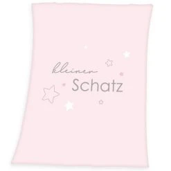 Baby Best Kuscheldecke - 75 x 100 cm - Kleiner Schatz - Rosa