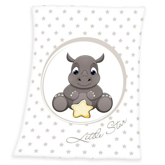 Baby Best Kuscheldecke 75 x 100 cm - Nasi Nashorn 1 Baby Best Kuscheldecke 75 x 100 cm - Nasi Nashorn