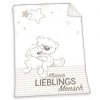 Baby Best Kuscheldecke mit Flauschseite 75 x 100 cm - Kleiner Lieblingsmensch