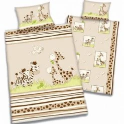 Baby Best Wende-Bettwäsche 100 x 135 cm - Dschungeltiere