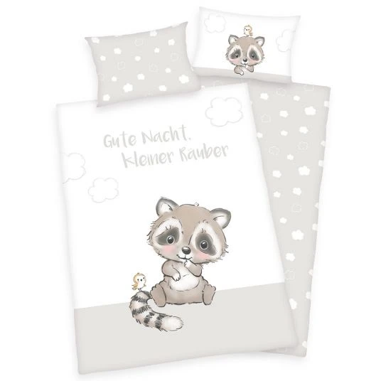 Baby Best Wende-Bettwäsche - 100 x 135 cm - Kleiner Räuber 1 Baby Best Wende-Bettwäsche - 100 x 135 cm - Kleiner Räuber