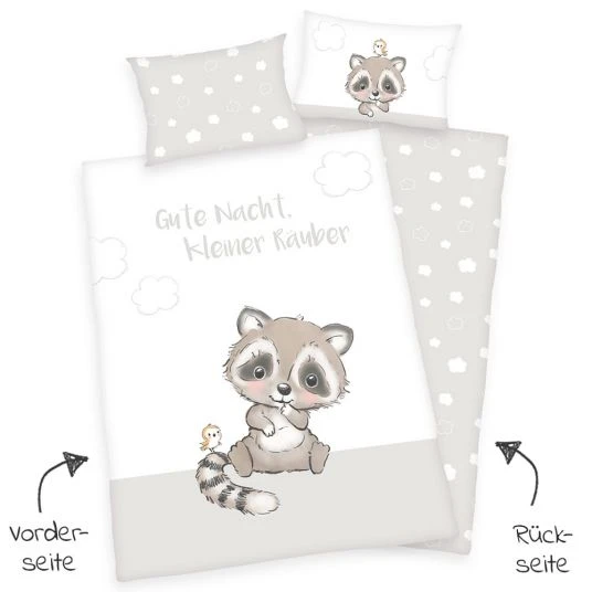Baby Best Wende-Bettwäsche - 100 x 135 cm - Kleiner Räuber 2 Baby Best Wende-Bettwäsche - 100 x 135 cm - Kleiner Räuber – Bild 2