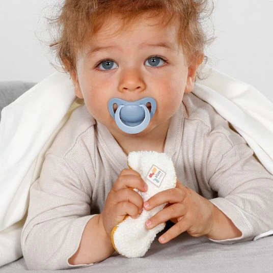 Baby Fehn 2-tlg. Set Kuscheldecke + Knister-Nilpferd NATUR aus Bio-Baumwolle 70 x 100 cm 5 Baby Fehn 2-tlg. Set Kuscheldecke + Knister-Nilpferd NATUR aus Bio-Baumwolle 70 x 100 cm – Bild 5