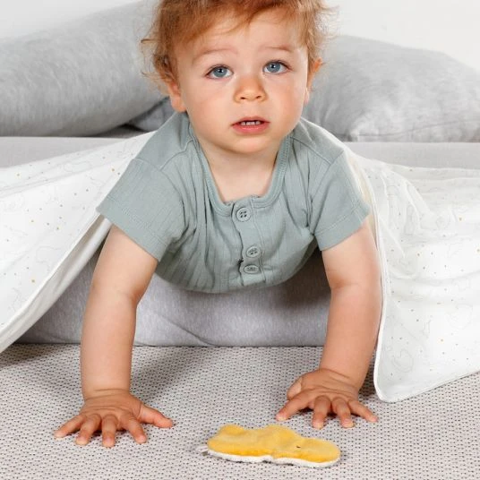 Baby Fehn 2-tlg. Set Kuscheldecke + Knister-Nilpferd NATUR aus Bio-Baumwolle 70 x 100 cm 6 Baby Fehn 2-tlg. Set Kuscheldecke + Knister-Nilpferd NATUR aus Bio-Baumwolle 70 x 100 cm – Bild 6