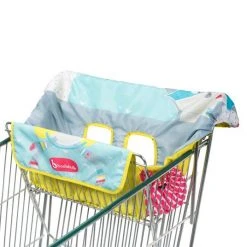 Badabulle Sitzbezug für Einkaufswagen - Bergtiere