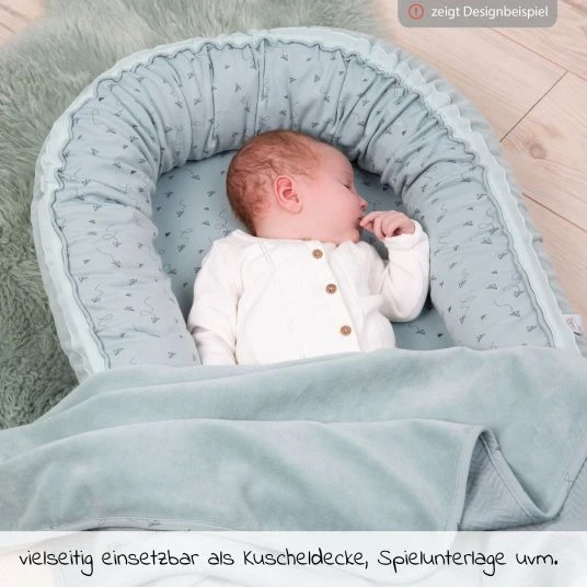 Bébé-jou Wende-Decke 75 x 100 cm - Paper Planes 2 Bébé-jou Wende-Decke 75 x 100 cm - Paper Planes – Bild 2