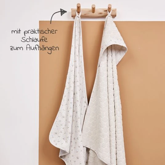 Bébé-jou Wende-Decke 75 x 100 cm - Wish Grey 3 Bébé-jou Wende-Decke 75 x 100 cm - Wish Grey – Bild 3