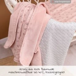 Bébé-jou Wende-Decke 75 x 100 cm - Wish Pink -Wohnen & Schlafen Verkäufe bebe jou wende decke 75 x 100 cm wish pink 3031060 d3