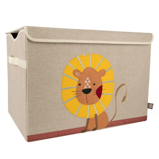 Bieco Aufbewahrungskiste / Staubox Groß 51 x 36 x 36 cm - Löwe 3 Bieco Aufbewahrungskiste / Staubox Groß 51 x 36 x 36 cm - Löwe – Bild 3