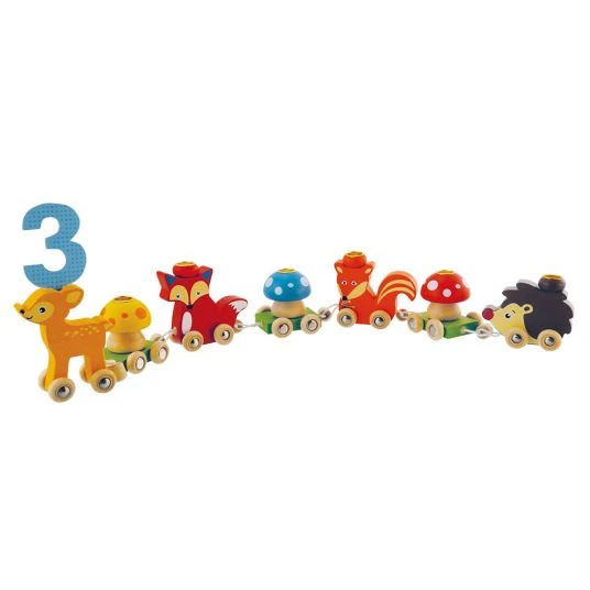 Bieco Geburtstagszug - Waldtiere 1 Bieco Geburtstagszug - Waldtiere