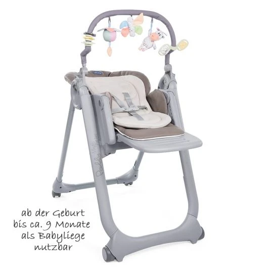 Chicco Hochstuhl und Babyliege Polly Magic Relax - Cocoa 3 Chicco Hochstuhl und Babyliege Polly Magic Relax - Cocoa – Bild 3