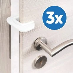 Coona Türstopper und Finger-Klemmschutz 3er Pack - weiß