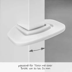 Coona Türstopper und Finger-Klemmschutz 3er Pack - weiß -Wohnen & Schlafen Verkäufe coona turstopper und finger klemmschutz 3er pack weiss 51028 75244 d3