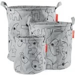 Done by Deer Aufbewahrungskorb - 3er Pack - Contour - Blau 3 Done by Deer Aufbewahrungskorb - 3er Pack - Contour - Blau – Bild 3