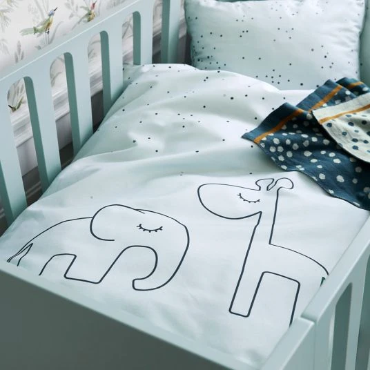 Done by Deer Bettwäsche - 100 x 140 cm - Dreamy Dots - Weiß 3 Done by Deer Bettwäsche - 100 x 140 cm - Dreamy Dots - Weiß – Bild 3