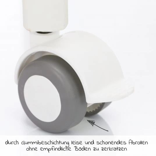 Fillikid Beistellbett Premium Vario 2in1 - (auch für Boxspringbetten) - Weiß 5 Fillikid Beistellbett Premium Vario 2in1 - (auch für Boxspringbetten) - Weiß – Bild 5