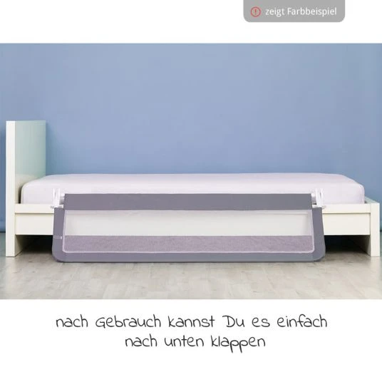 Fillikid Bettgitter Emma klappbar für Standart & Boxspringbetten 150 x 50 cm - Grau - Kollektion 2022 6 Fillikid Bettgitter Emma klappbar für Standart & Boxspringbetten 150 x 50 cm - Grau - Kollektion 2022 – Bild 6