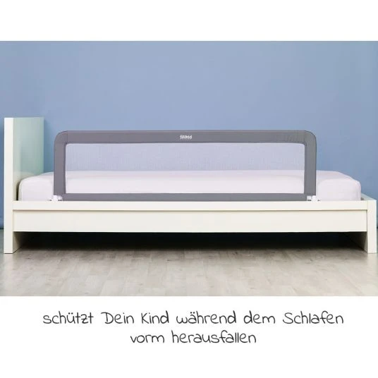 Fillikid Bettgitter klappbar für Standard & Boxspringbetten 150 x 50 cm - Grau 4 Fillikid Bettgitter klappbar für Standard & Boxspringbetten 150 x 50 cm - Grau – Bild 4