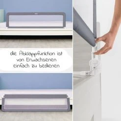 Fillikid Bettgitter klappbar für Standard & Boxspringbetten 150 x 50 cm - Grau 11 Fillikid Bettgitter klappbar für Standard & Boxspringbetten 150 x 50 cm - Grau -Wohnen & Schlafen Verkäufe fillikid bettgitter klappbar fur standard boxspringbetten 150 x 50 cm grau kp295 50 17 d5
