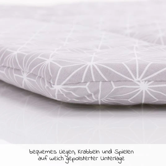 Fillikid Laufstalleinlage für 6-eck Laufgitter - Cube - Grey - Kollektion 2022 3 Fillikid Laufstalleinlage für 6-eck Laufgitter - Cube - Grey - Kollektion 2022 – Bild 3