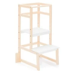 Fillikid Lernturm 3-fach höhenverstellbar bis 90 kg belastbar - Natur