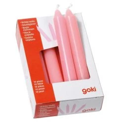 Goki Geburtstagskerzen 10er Pack - Rosa