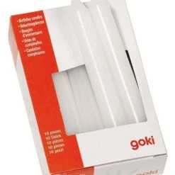 Goki Geburtstagskerzen 10er Pack - Weiß