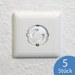 Hartig + Helling Steckdosenabdeckung 5 Stück - Weiß