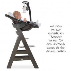 Hauck Alpha Charcoal Selectline Newborn Set Deluxe - 4-tlg. Hochstuhl + 2in1 Neugeborenenaufsatz (verstellbar) + Sitzpolster -Wohnen & Schlafen Verkäufe hauck alpha charcoal selectline newborn set deluxe 4 tlg hochstuhl 2in1 neugeborenenaufsatz verstellbar sitzpolster 661307 661857 667569 d3
