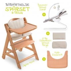 Wohnen & Schlafen Verkäufe -Wohnen & Schlafen Verkäufe hauck alpha move natur newborn set 5 tlg hochstuhl aufsatz wippe deluxe essbrett sitzkissen sand 661093 661840 667880 d1