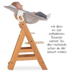 Hauck Alpha Move Natur Newborn Set - 5-tlg. Hochstuhl + Aufsatz & Wippe, Essbrett, Sitzkissen - Stretch Beige -Wohnen & Schlafen Verkäufe hauck alpha move natur newborn set 5 tlg hochstuhl aufsatz wippe essbrett sitzkissen stretch beige 661093 661987 667880 d3