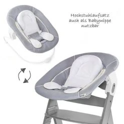 Hauck Alpha Plus Grey Newborn Set - 4-tlg. Hochstuhl + Neugeborenenaufsatz & Wippe Stretch Grey + Sitzkissen -Wohnen & Schlafen Verkäufe hauck alpha plus grey newborn set 4 tlg hochstuhl neugeborenenaufsatz wippe stretch grey sitzkissen 1178 1970 7590 d2