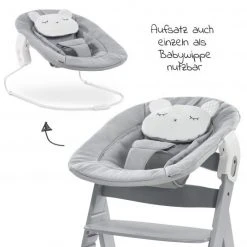 Hauck Alpha Plus Grey Newborn Set Pastell Bear - 4-tlg. Hochstuhl + Neugeborenenaufsatz + Sitzkissen Grau -Wohnen & Schlafen Verkäufe hauck alpha plus grey newborn set pastell bear 4 tlg hochstuhl neugeborenenaufsatz sitzkissen grau 1178 1833 7590 d3