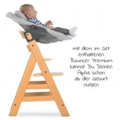 Hauck Alpha Plus Natur XL Newborn Set - Hochstuhl + 2in1 Aufsatz + Alpha Tray Essbrett + Sitzauflage - Nordic Grey -Wohnen & Schlafen Verkäufe hauck alpha plus natur xl newborn set hochstuhl 2in1 aufsatz alpha tray essbrett sitzauflage nordic grey 1079 1611 7675 1871 d4
