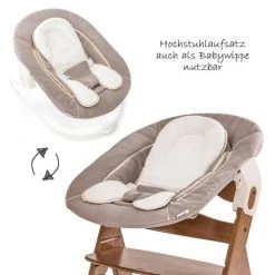 Hauck Alpha Plus Walnut Newborn Set - 3-tlg. Hochstuhl + Neugeboreneneinsatz & Wippe Stretch Beige -Wohnen & Schlafen Verkäufe hauck alpha plus walnut newborn set 3 tlg hochstuhl neugeboreneneinsatz wippe stretch beige 1130 1987 d2