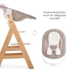 Hauck Beta Plus Natur Newborn Set - 5-tlg. Hochstuhl + Neugeboreneneinsatz & Wippe Stretch Beige + Essbrett + Sitzpolster -Wohnen & Schlafen Verkäufe hauck beta plus natur newborn set 5 tlg hochstuhl neugeboreneneinsatz wippe stretch beige essbrett sitzpolster 3110 1987 d2
