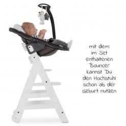 Hauck Beta Plus White Newborn Set - 5-tlg. Hochstuhl + Aufsatz & Wippe Deluxe, Essbrett, Sitzkissen - Melange Grey -Wohnen & Schlafen Verkäufe hauck beta plus white newborn set 5 tlg hochstuhl aufsatz wippe deluxe essbrett sitzkissen melange grey 663264 661857 d3