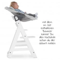 Hauck Beta Plus White Newborn Set - 5-tlg. Hochstuhl + Aufsatz & Wippe Premium, Essbrett, Sitzkissen - Nordic Grey -Wohnen & Schlafen Verkäufe hauck beta plus white newborn set 5 tlg hochstuhl aufsatz wippe premium essbrett sitzkissen nordic grey 663264 661611 d4