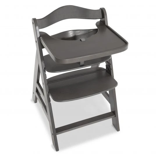Hauck Essbrett & Tisch aus Holz für Alpha Hochstühle (Wooden Tray) - Charcoal 4 Hauck Essbrett & Tisch aus Holz für Alpha Hochstühle (Wooden Tray) - Charcoal – Bild 4