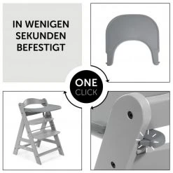 Hauck Hochstuhl Alpha Plus Grau - im Sparset inkl. Essbrett Click Tray + Sitzkissen Nordic Grey -Wohnen & Schlafen Verkäufe hauck hochstuhl alpha plus grau im sparset inkl essbrett click tray sitzkissen nordic grey 661178 661598 667675 d3